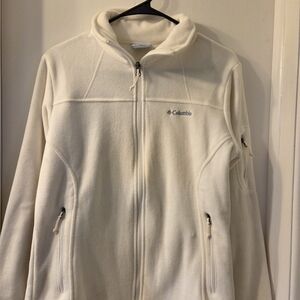 Columbia Women's White Fleece Ski Jacket